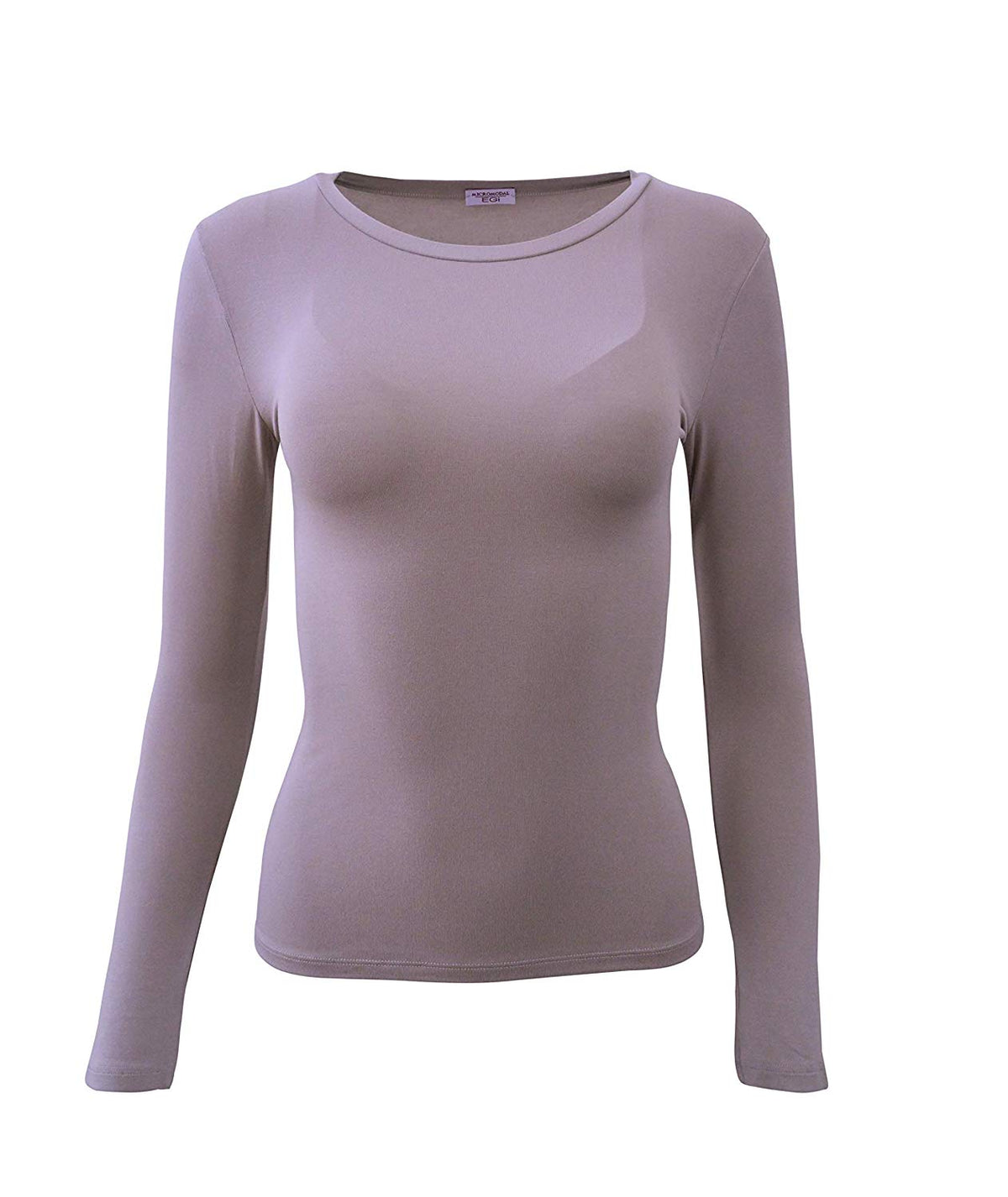 EGI Luxury Modal Women's Long Sleeved T-Shirt. Proudly Made in Italy ( Crew Neck). - tittimitti - Flyclothing LLC