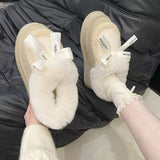Round Toe Platform Boots - Trendsi - Flyclothing LLC