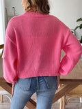 Pearl Open Front Long Sleeve Cardigan - Trendsi