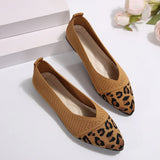 Point Toe Mesh Flat Slip-Ons - Trendsi - Flyclothing LLC