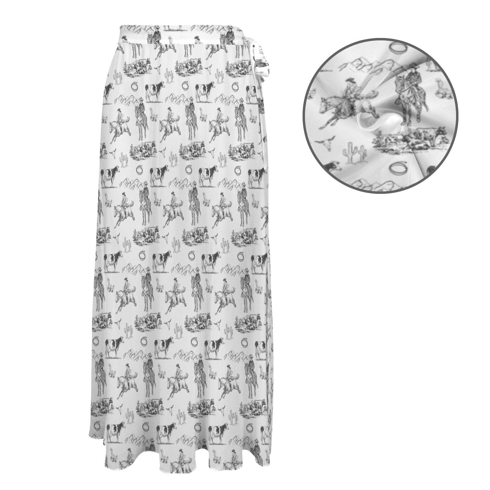 Baha Ranch Ranch Life Beach Coverup Skirt