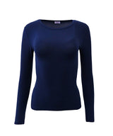 EGI Luxury Modal Women's Long Sleeved T-Shirt. Proudly Made in Italy ( Crew Neck). - tittimitti - Flyclothing LLC