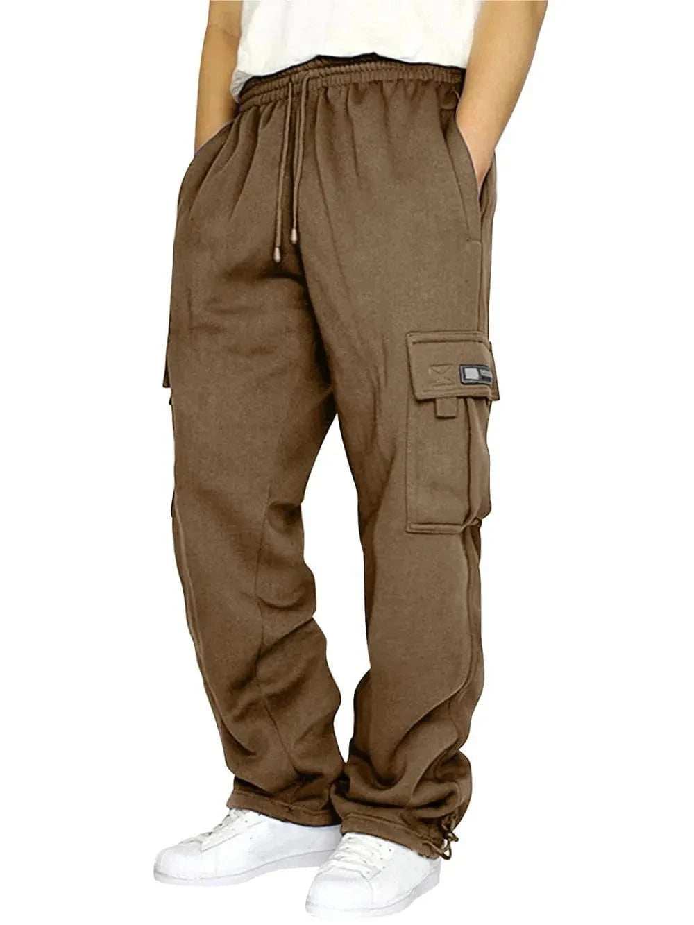 Men's Full Size Drawstring Pants Plus Size - Trendsi - Flyclothing LLC