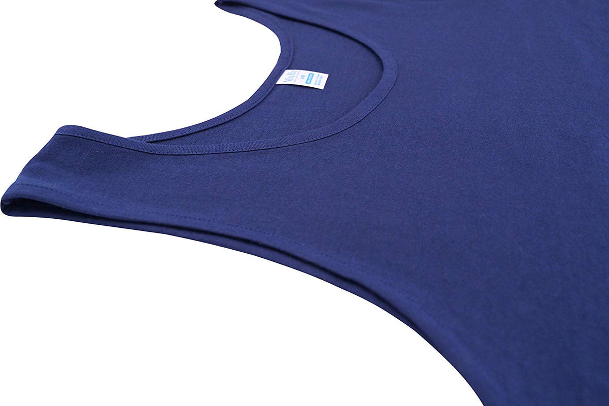 MaRe Luxury Italian Underwear 100% Mako Cotton Men's Sleeveless Shirt. Proudly Made in Italy (3261) - tittimitti - Flyclothing LLC