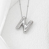 Copper Bubble Letter Pendant Necklace - Trendsi - Flyclothing LLC
