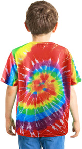70s Outfits Boys 4Pcs Hippie Costume Accessories Kids Colorful Dye tshirt for Theme Party 60s 70s for 4-12 years - SHOMICOBOUTIQUE - Flyclothing LLC