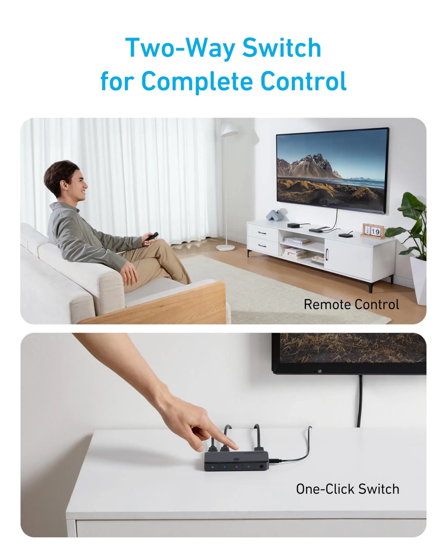 Anker HDMI Switch (4 in 1 Out, 4K HDMI) - Anker - Flyclothing LLC