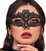 Masquerade Lace Mask Women Black Lace Masks Costume Party Proms Face Mask Halloween Eye Mask - SHOMICOBOUTIQUE - Flyclothing LLC