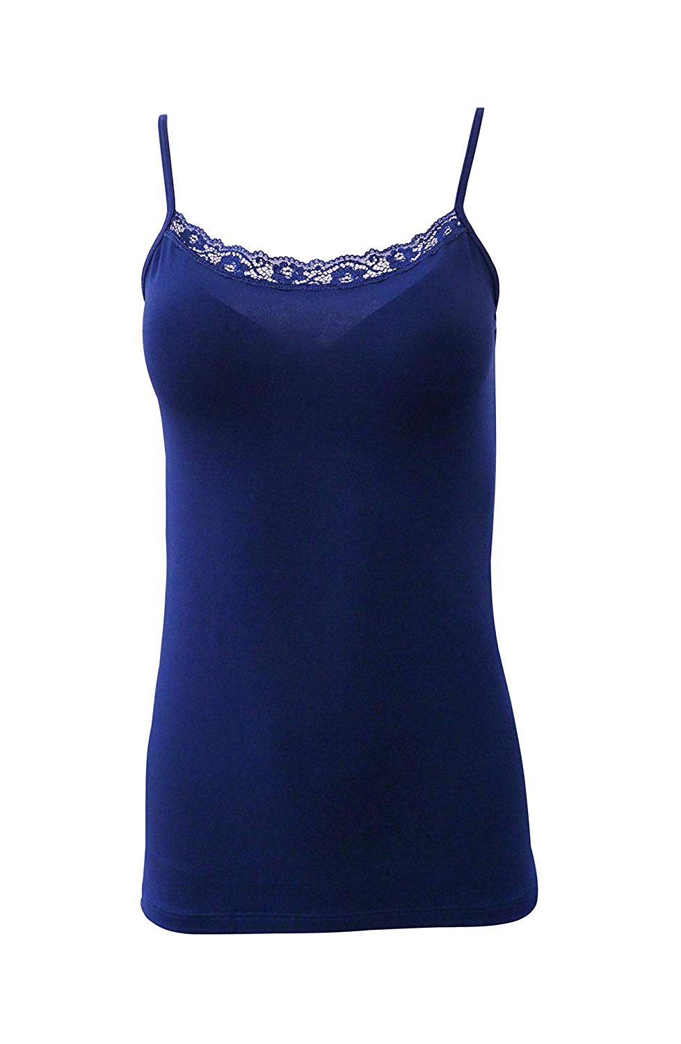 EGI Luxury Modal Women's Lace-Trimmed Tank Top. Proudly Made in Italy.(1120) - tittimitti - Flyclothing LLC