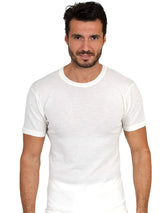EGi Luxury Merino Wool Blend Men's Short Sleeve T-Shirt. Proudly Made in Italy (468) - tittimitti - Flyclothing LLC