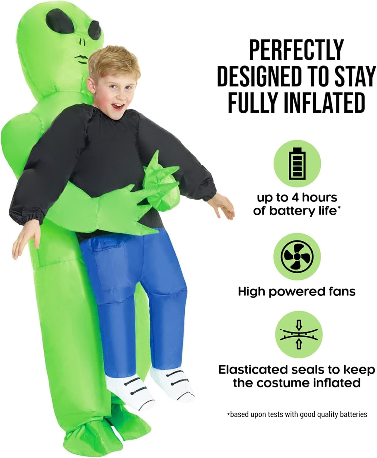 Costume for Kids, Inflated Costume, Kids Inflatable Costume, Child Inflatable Costume, Inflatable Costume Kids, Abducted by Aliens Costume, Blow Up Costume - SHOMICOBOUTIQUE - Flyclothing LLC