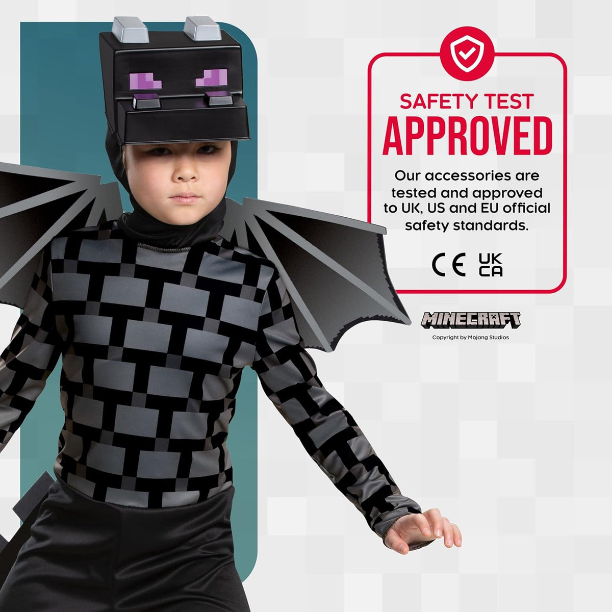 Minecraft Ender Dragon Costume for Kids, Video Game Inspired Character Outfit Halloween - SHOMICOBOUTIQUE - Flyclothing LLC