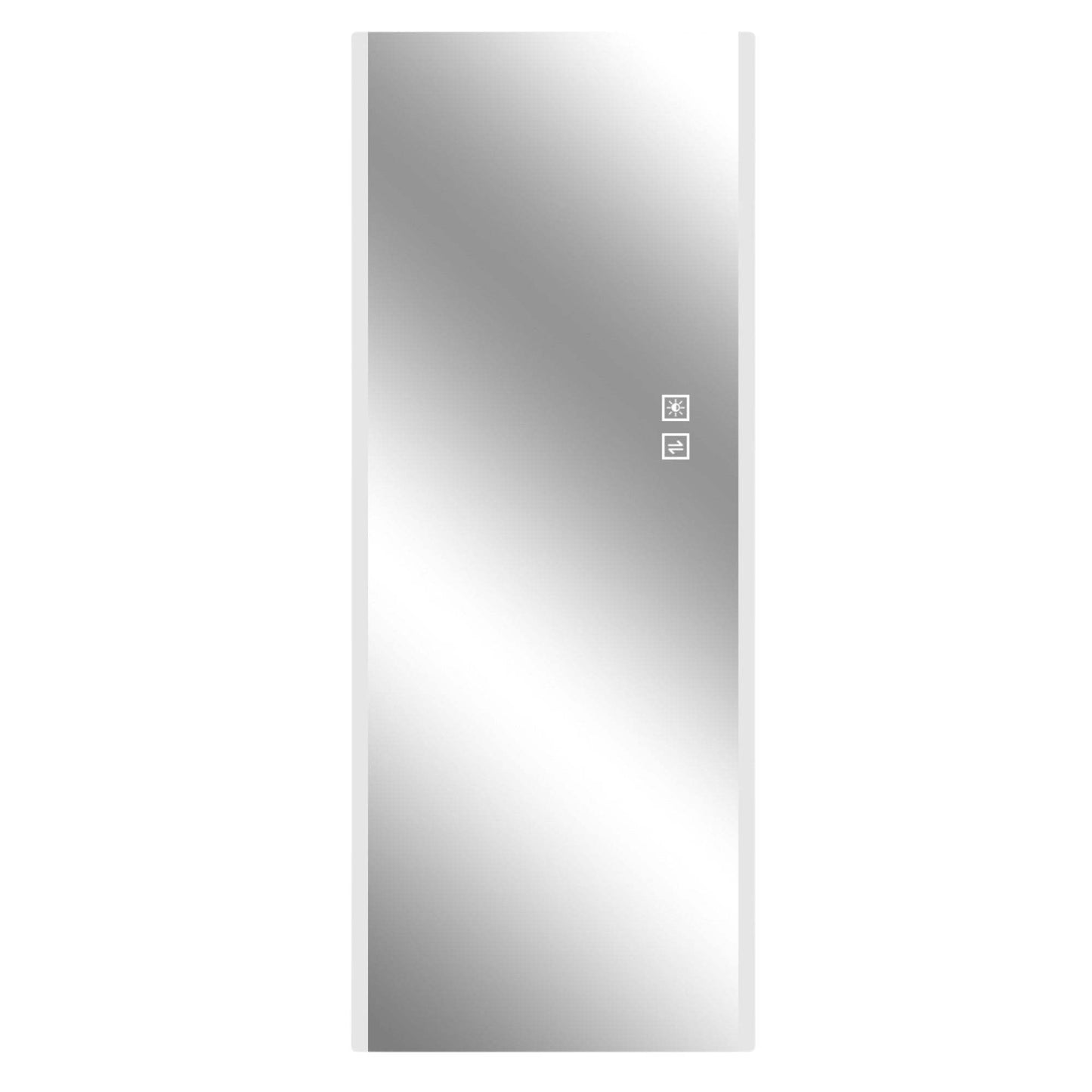 65" Silver Lighted Frameless Full Length Hanging Mirror - HomeRoots - Flyclothing LLC