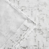 72" White And Silver Abstract Shower Curtain - Homeroots - Flyclothing LLC