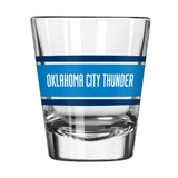 Oklahoma City Thunder 2oz Stripe Shot Glass