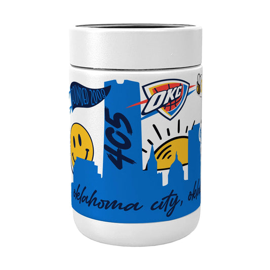 Oklahoma City Thunder Powder Native Coat Coolie - Logo Brands - Flyclothing LLC