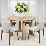 79" Natural Solid Wood Oval Dining Table - HomeRoots - Flyclothing LLC