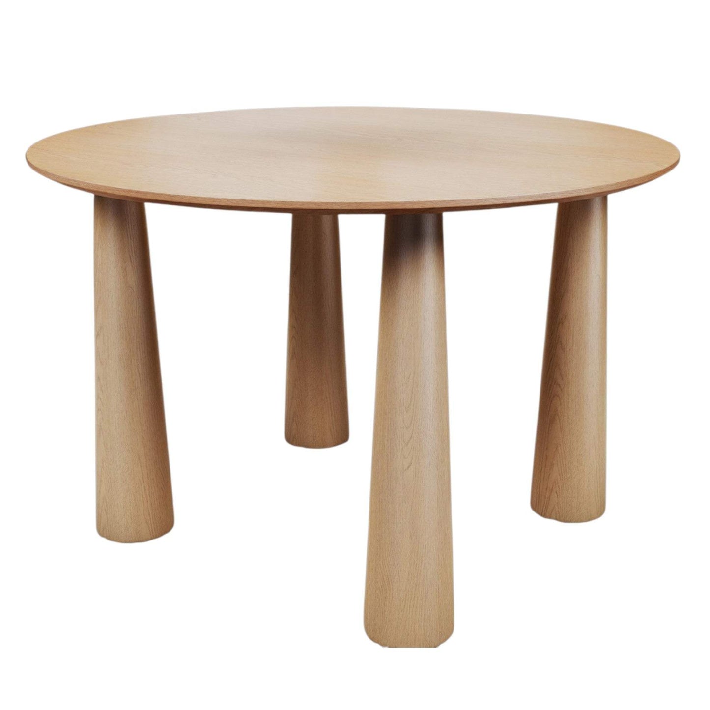 52" Natural Wood Round Top Dining Table - HomeRoots - Flyclothing LLC