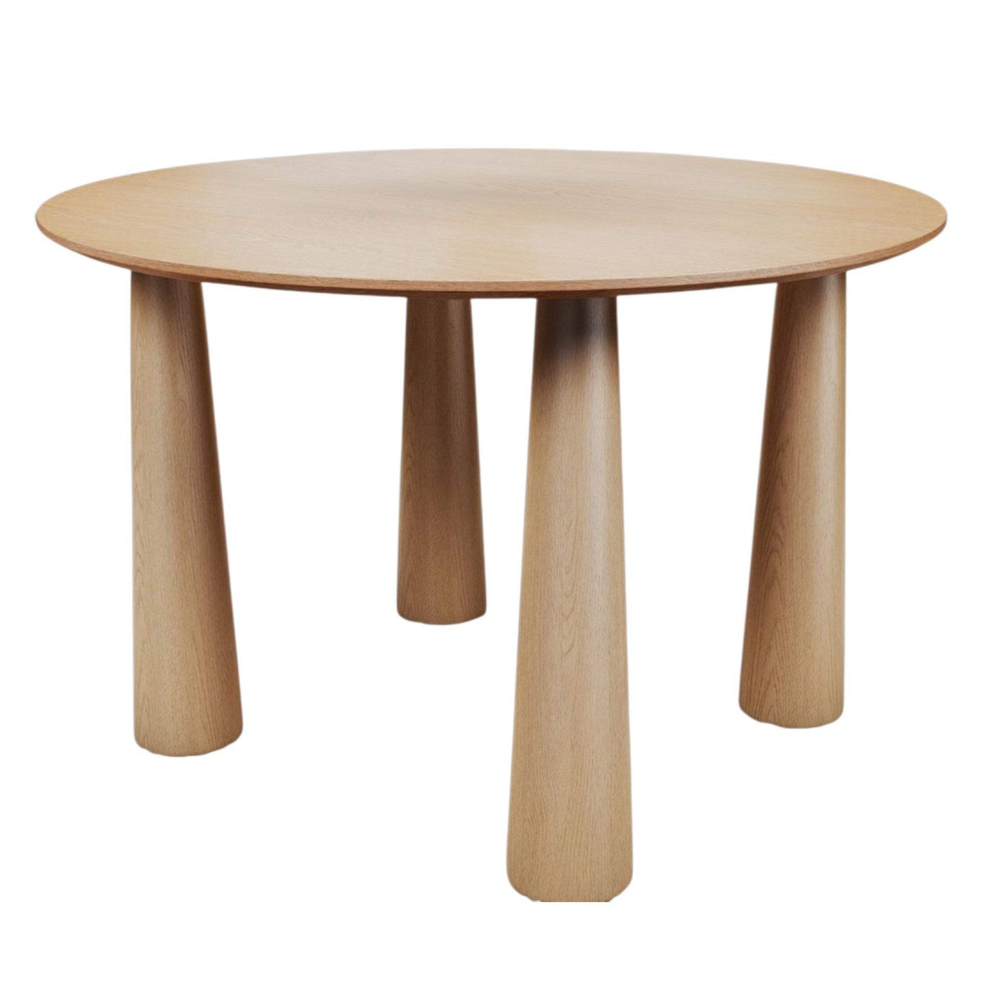 59" Natural Wood Round Top Dining Table - HomeRoots - Flyclothing LLC