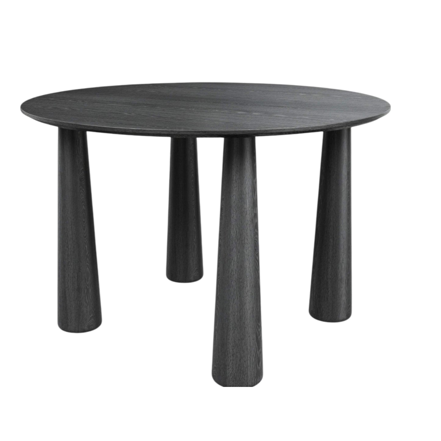67" Black Solid Wood Oval Dining Table - HomeRoots - Flyclothing LLC
