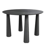 67" Black Solid Wood Oval Dining Table - HomeRoots - Flyclothing LLC