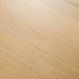 67" Natural Solid Wood With Rattan Double Pedestal Base Oval Dining Table - HomeRoots - Flyclothing LLC