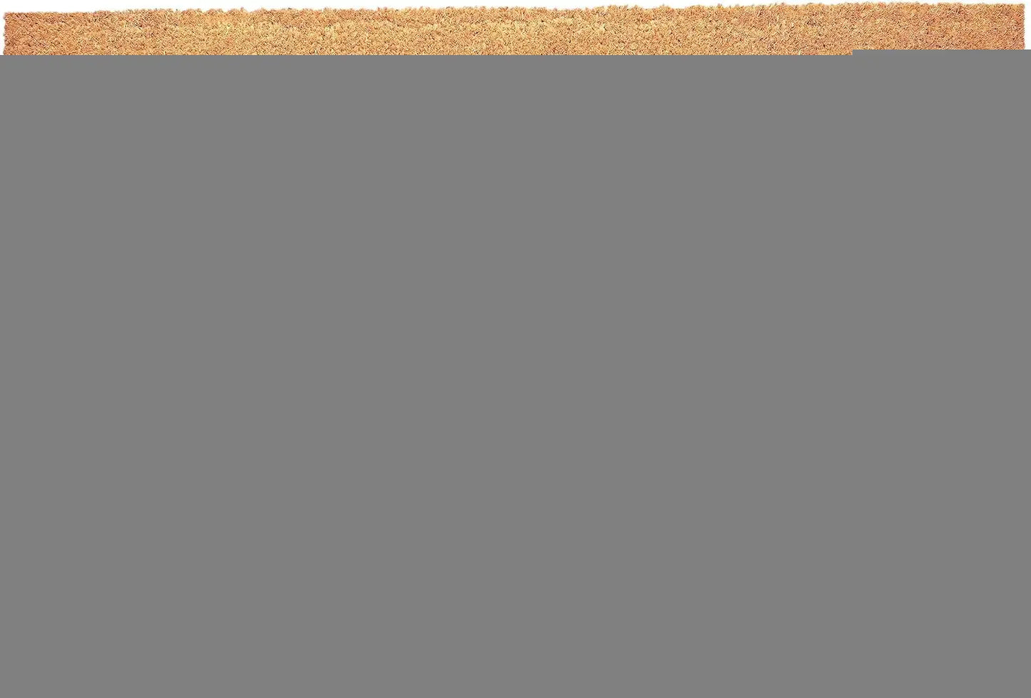 24" X 36" Brown And Red Floral Outdoor Coir Door Mat - Homeroots - Flyclothing LLC