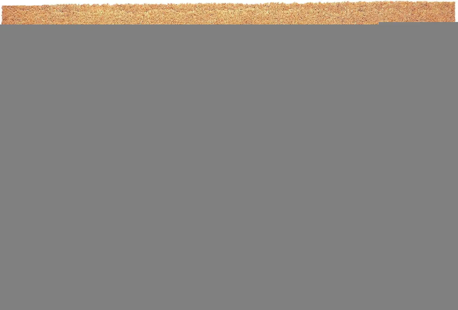 24" X 36" Brown And Red Floral Outdoor Coir Door Mat - Homeroots - Flyclothing LLC