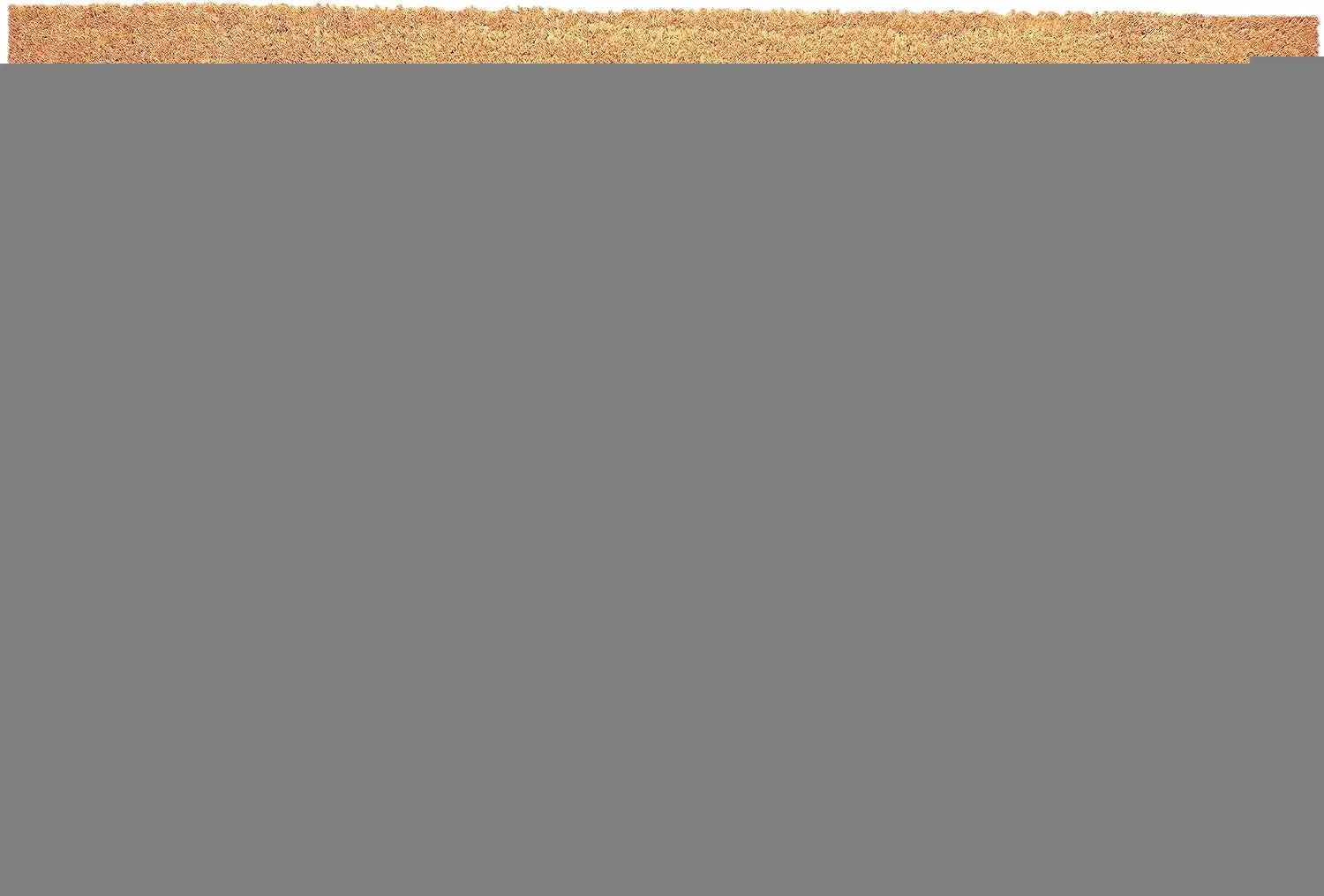 24" X 36" Brown And Red Floral Outdoor Coir Door Mat - Homeroots - Flyclothing LLC