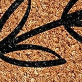 36" X 72" Brown And Black Hello Spring Outdoor Coir Door Mat - Homeroots - Flyclothing LLC