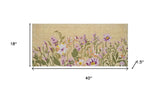 18" X 40" Brown Green And Purple Floral Outdoor Coir Door Mat - Homeroots - Flyclothing LLC