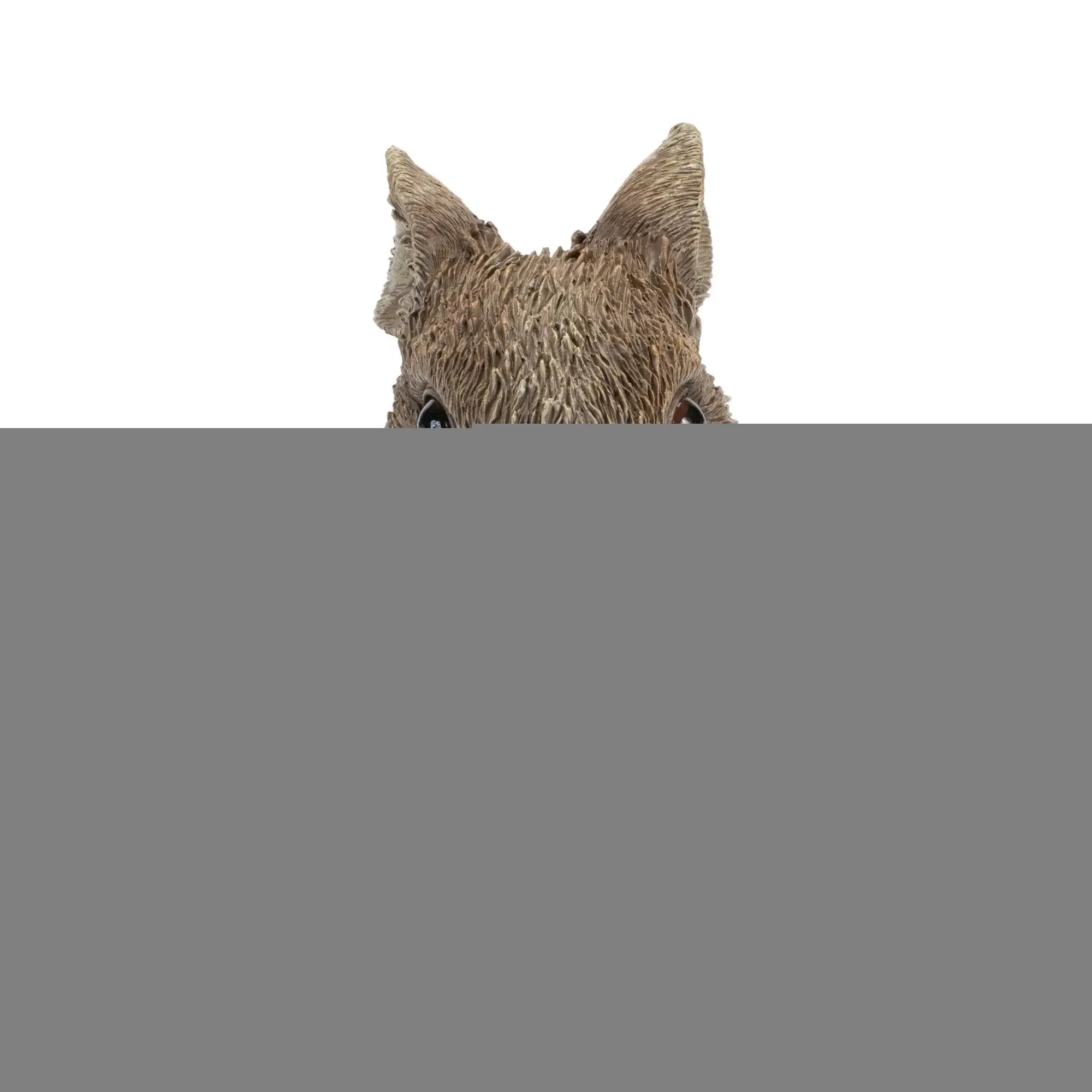Set of Three Brown Resin Bunny Outdoor Statues - Homeroots - Flyclothing LLC