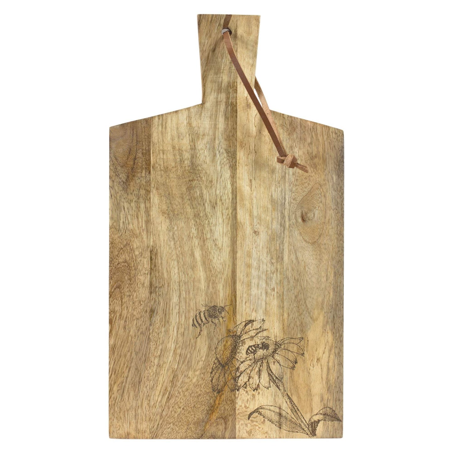 Set of Two Brown Solid and Manufactured Wood Cutting Boards - HomeRoots - Flyclothing LLC