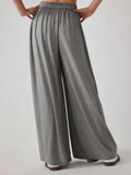 High Waist Wide Leg Pants - Trendsi - Flyclothing LLC