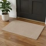 2' X 3' Tan Wool Hand Woven Area Rug - Homeroots - Flyclothing LLC
