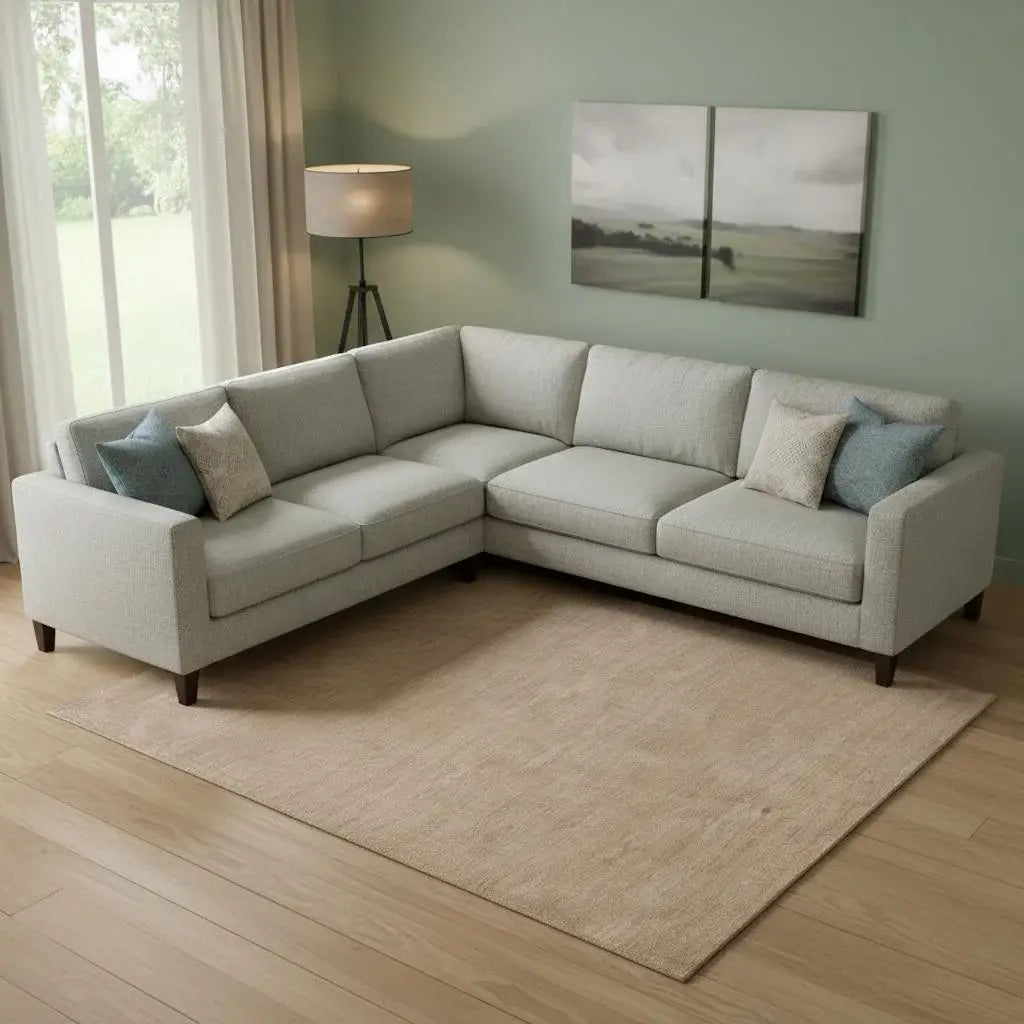 8' X 11' Tan Wool Hand Woven Area Rug - Homeroots - Flyclothing LLC