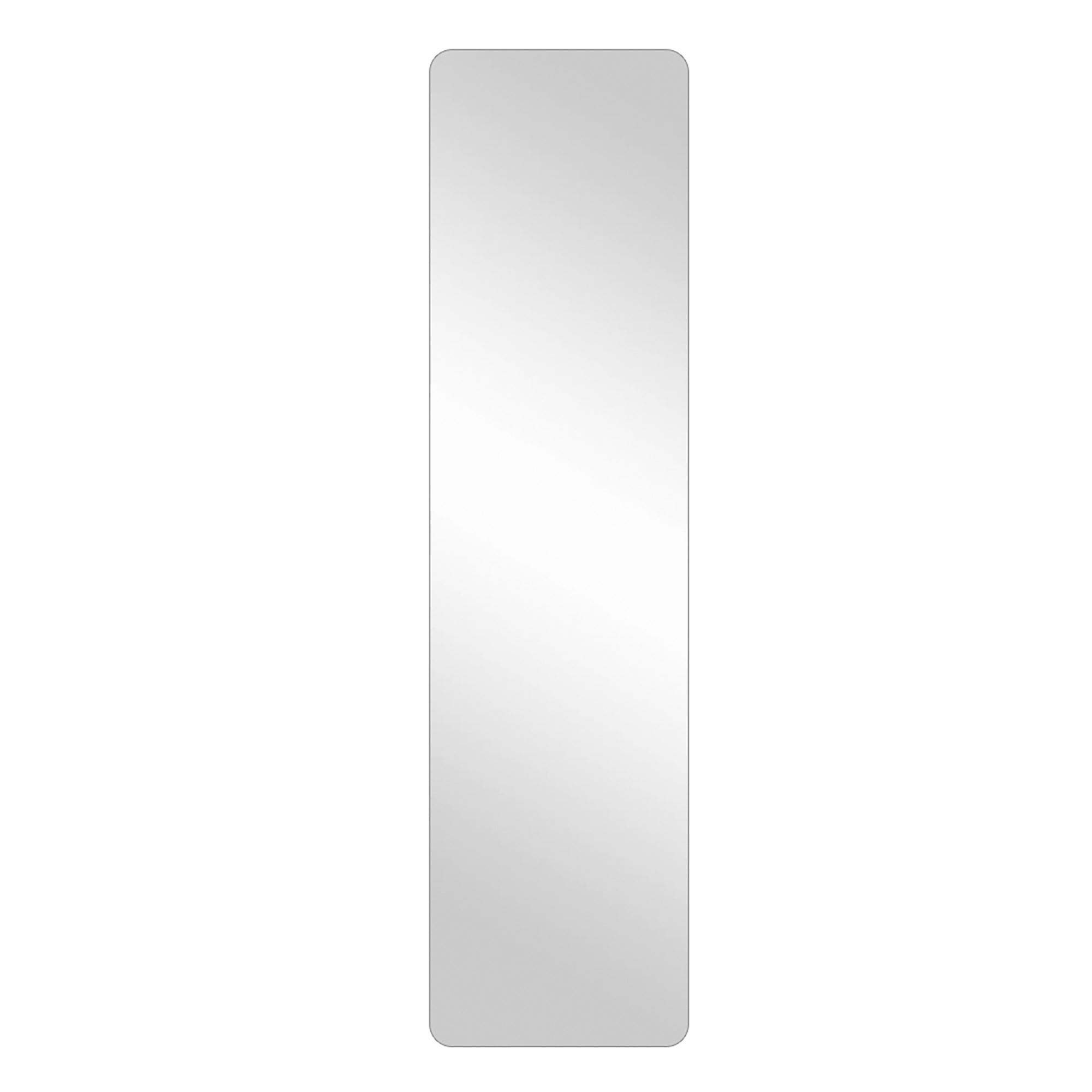 59" Silver Frameless Full Length Hanging Mirror - HomeRoots - Flyclothing LLC