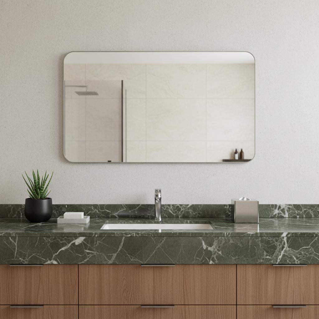 30" Frameless Bathroom Vanity Mirror - HomeRoots - Flyclothing LLC