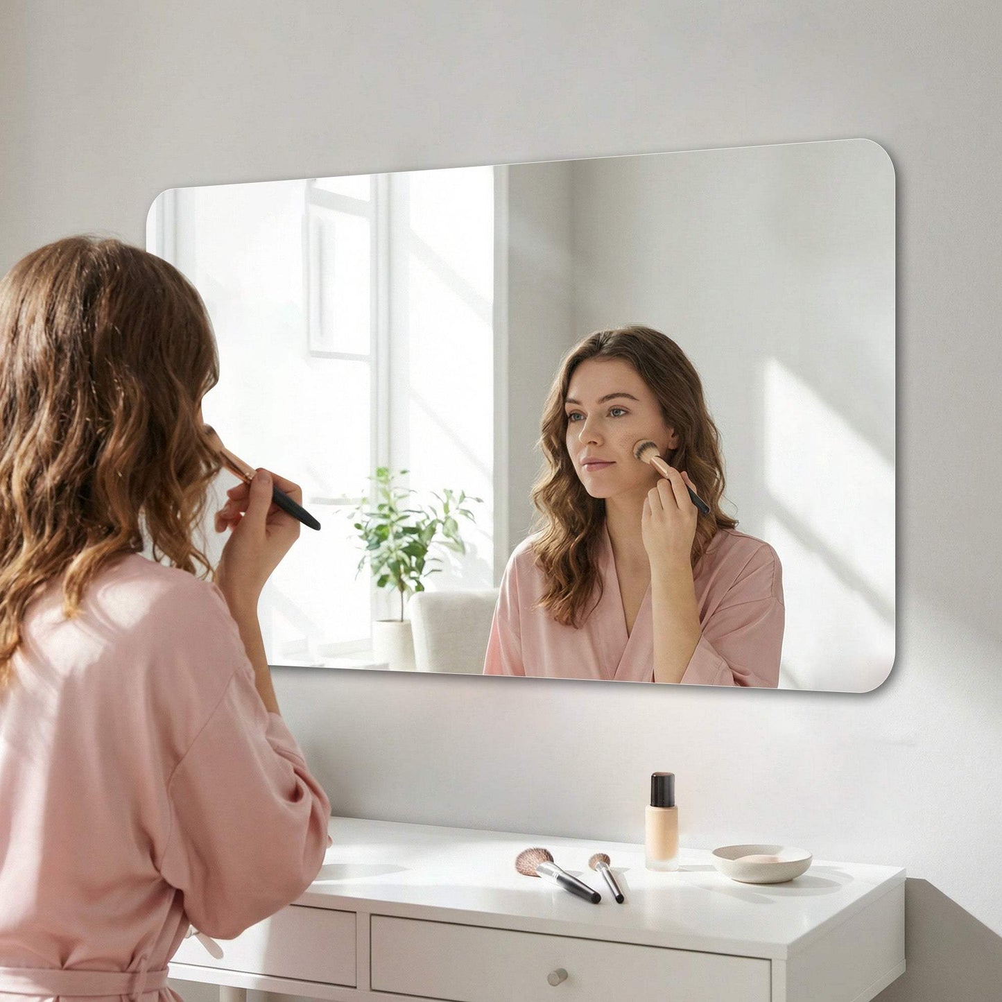 30" Frameless Bathroom Vanity Mirror - HomeRoots - Flyclothing LLC