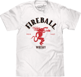 Fireball Whisky Dragon Logo T-Shirt - White