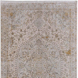 3' X 5' Ivory Gray And Gold Oriental Area Rug With Fringe - Homeroots - Flyclothing LLC