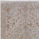 3' X 5' Ivory Gray And Gold Oriental Area Rug With Fringe - Homeroots - Flyclothing LLC