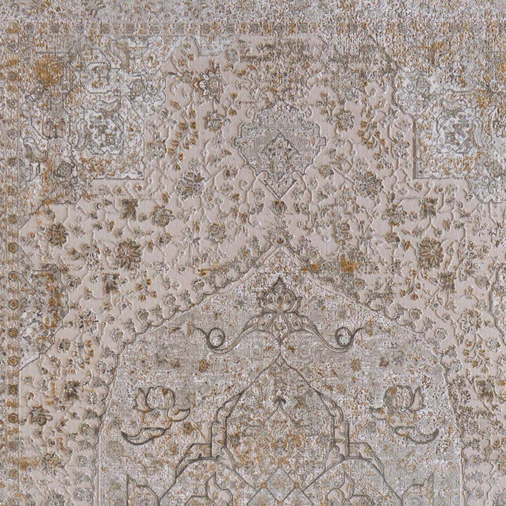 13' X 20' Ivory Gray And Gold Oriental Area Rug With Fringe - Homeroots - Flyclothing LLC