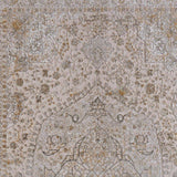 13' X 20' Ivory Gray And Gold Oriental Area Rug With Fringe - Homeroots - Flyclothing LLC