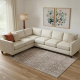 8' X 10' Taupe And Tan Animal Print Area Rug - Homeroots - Flyclothing LLC