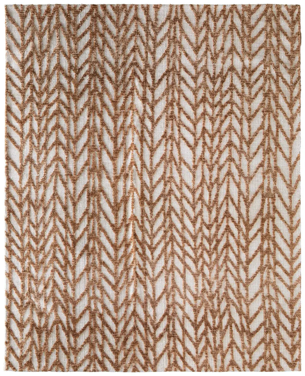 3' X 5' Brown And Tan Chevron Area Rug - Homeroots - Flyclothing LLC