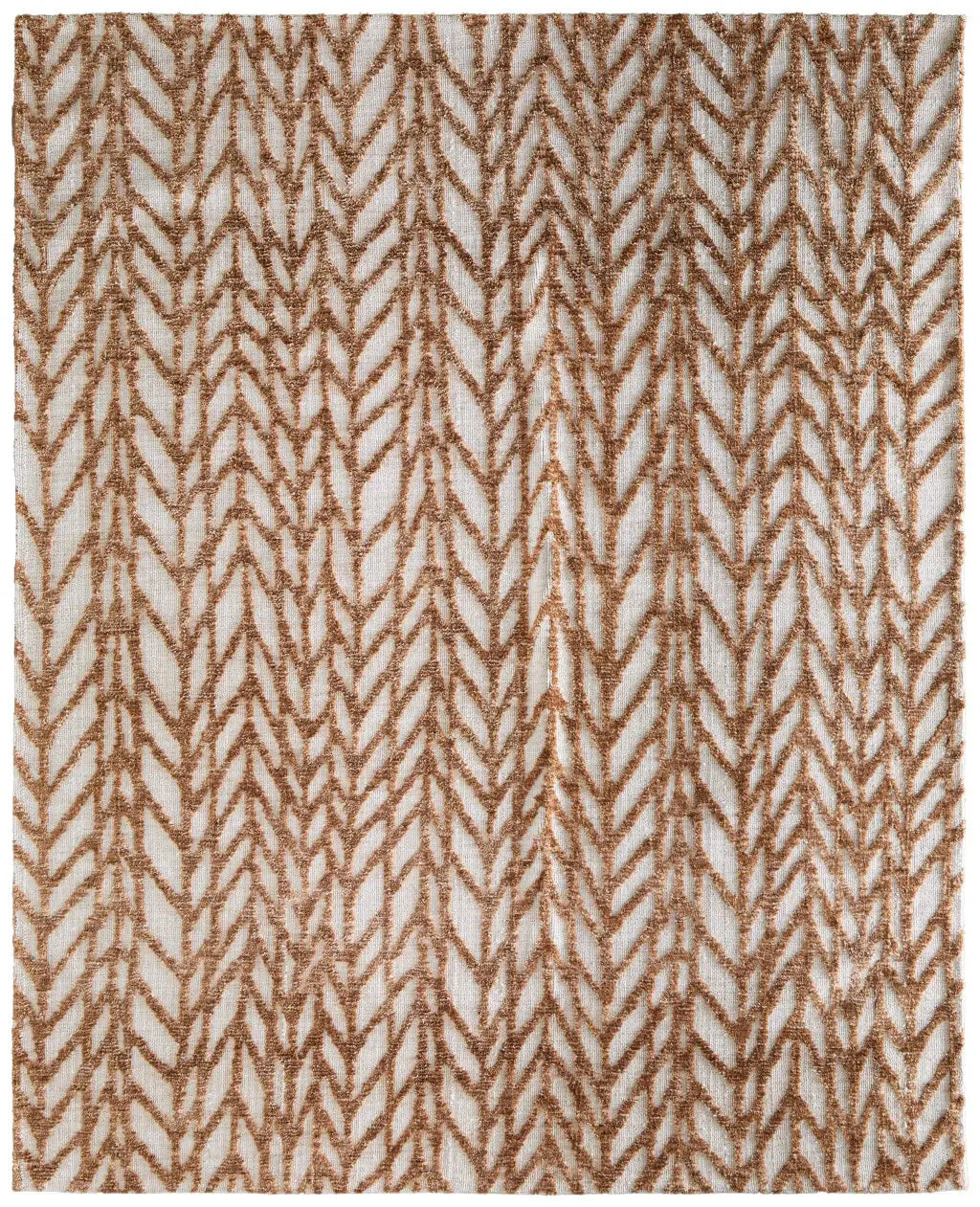 5' X 8' Brown And Tan Chevron Area Rug - Homeroots - Flyclothing LLC