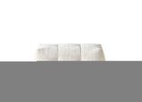36" Beige and Black Chenille Tufted Pouf Ottoman - Homeroots - Flyclothing LLC