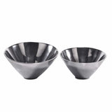 Set of Two Silver Aluminum Round Centerpiece Bowls - HomeRoots - Flyclothing LLC