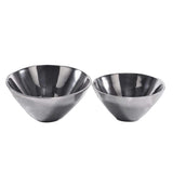 Set of Two Silver Aluminum Round Centerpiece Bowls - HomeRoots - Flyclothing LLC